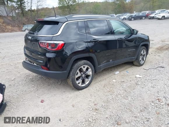 ✅ 2019 Jeep Compass Limited • VIN: 3C4NJDCBXKT827193 • Lot: 43418500. Listed on IAAI with Not provided. Free auction sales archive from the USA and detailed vehicle history report at DreamBid. Image 4.