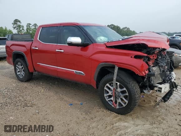 ✅ 2023 Toyota Tundra 1794 Edition Hybrid • VIN: 5TFMC5AB9PX002384 • Lot: 54251605. Listed on Copart with 44,012 mi. Free auction sales archive from the USA and detailed vehicle history report at DreamBid. Image 4.
