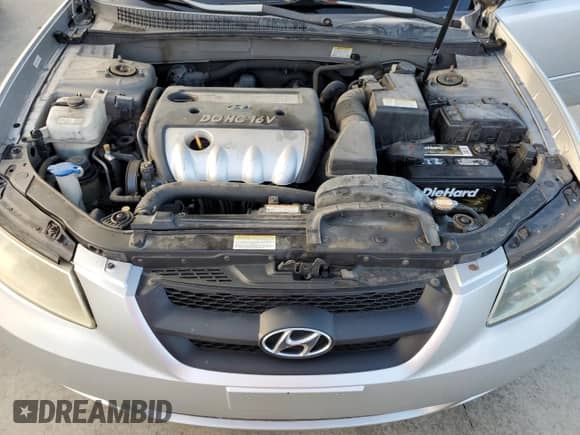 2008 Hyundai Sonata GLS z VIN 5NPET46C68H338457, wystawiony jako Copart lot #74803664 z przebiegiem 167 308 mil mil oraz Czysty tytuł • Clean title. Historia ofert i sprzedaży dostępna na DreamBid. Obrazek 11.