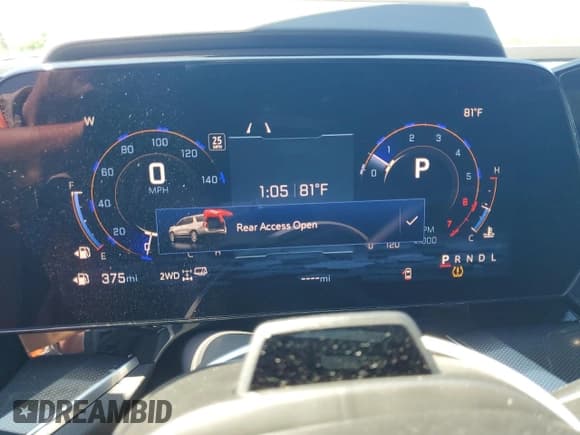 ✅ 2025 Chevrolet Suburban RST • VIN: 1GNS6ERLXSR271347 • Lot: 67506315. Listed on Copart with Not provided. Free auction sales archive from the USA and detailed vehicle history report at DreamBid. Image 9.