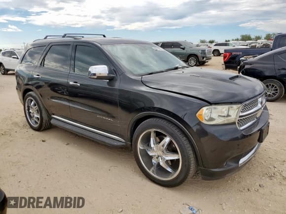 ✅ 2013 Dodge Durango Citadel • VIN: 1C4SDHET0DC637537 • Lot: 65275085. Listed on Copart with 172,543 mi. Free auction sales archive from the USA and detailed vehicle history report at DreamBid. Image 4.