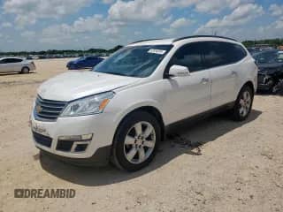 2017 Chevrolet Traverse LT z VIN 1GNKRGKD2HJ204092, wystawiony jako Copart lot #63834835 z przebiegiem 140 821 mil mil oraz Szkoda całkowita • Salvage title. Historia ofert i sprzedaży dostępna na DreamBid. Obrazek 1.
