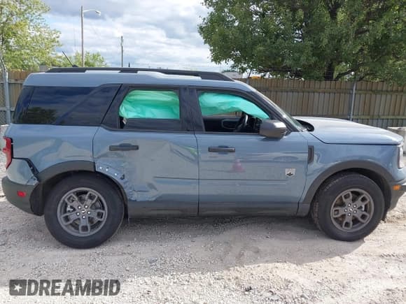 ✅ 2024 Ford Bronco Sport Big Bend • VIN: 3FMCR9B60RRF67066 • Lot: 43069341. Listed on IAAI with 1,414 mi. Free auction sales archive from the USA and detailed vehicle history report at DreamBid. Image 13.