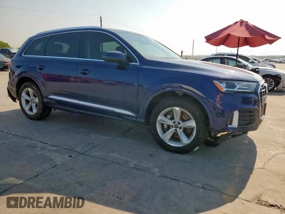 ✅ 2022 Audi Q7 Premium • VIN: WA1AJBF79ND004673 • Lot: 66847445. Wystawiony na Copart z przebiegiem 40 490 mil. Bezpłatny archiwum sprzedaży aukcyjnych z USA i szczegółowy raport historii pojazdu na DreamBid. Zdjęcie 4.