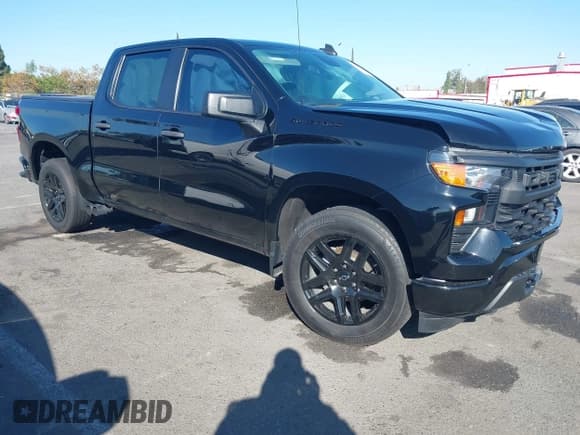 ✅ 2023 Chevrolet Silverado 1500 Custom • VIN: 3GCPABEK5PG262216 • Lot: 43546445. Wystawiony na IAAI z przebiegiem 34 397 mil. Bezpłatny archiwum sprzedaży aukcyjnych z USA i szczegółowy raport historii pojazdu na DreamBid. Zdjęcie 1.