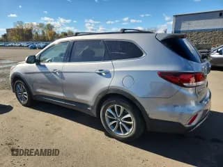 ✅ 2018 Hyundai Santa Fe SE • VIN: KM8SN4HF6JU258944 • Лот: 91185795. Опубликован ранее на Copart с пробегом 131 489 миль. Бесплатный доступ к архиву аукционных продаж из США и подробный отчёт об истории автомобиля на DreamBid. Изображение 2.