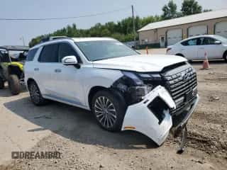 2024 Hyundai Palisade Calligraphy с VIN KM8R7DGE9RU739316, выставлен на аукционе Copart как лот 63521214 с пробегом 5 864 миль миль и Списание • Salvage title. История ставок и продаж доступна на DreamBid. Изображение 4.
