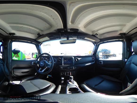 ✅ 2023 Jeep Gladiator Overland • VIN: 1C6HJTFG9PL550321 • Lot: 43596513. Listed on IAAI with 53,363 mi. Free auction sales archive from the USA and detailed vehicle history report at DreamBid. Image 20.