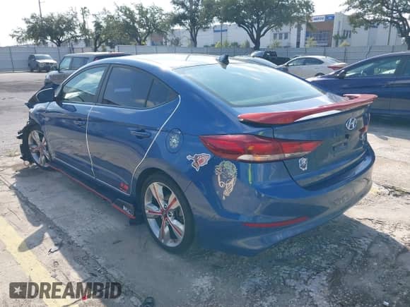 2018 Hyundai Elantra Value Edition with VIN KMHD84LF7JU595565, listed as a IAAI auction lot 40461015 with 72,180 mi miles and . Bid and sale history available at DreamBid. Image 3.