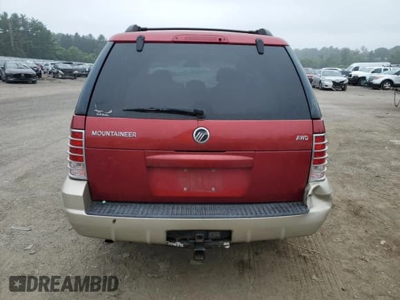 ✅ 2004 Mercury Mountaineer Convenience • VIN: 4M2ZU86K84UJ14100 • Lot: 62546425. Listed on Copart with 178,180 mi. Free auction sales archive from the USA and detailed vehicle history report at DreamBid. Image 6.