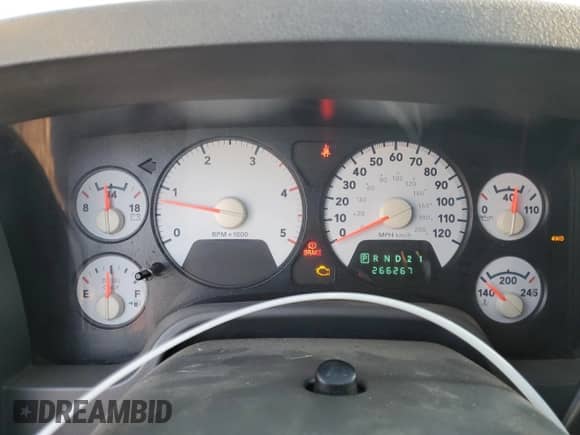 2007 Dodge 3500 Laramie z VIN 3D7MX38C17G759717, wystawiony jako Copart lot #41629965 z przebiegiem 266 267 mil mil oraz Szkoda całkowita • Salvage title. Historia ofert i sprzedaży dostępna na DreamBid. Obrazek 9.