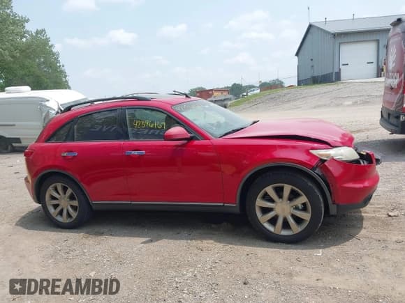✅ 2003 Infiniti FX Options • VIN: JNRBS08W13X001052 • Lot: 42396167. Listed on IAAI with 128,000 mi. Free auction sales archive from the USA and detailed vehicle history report at DreamBid. Image 14.
