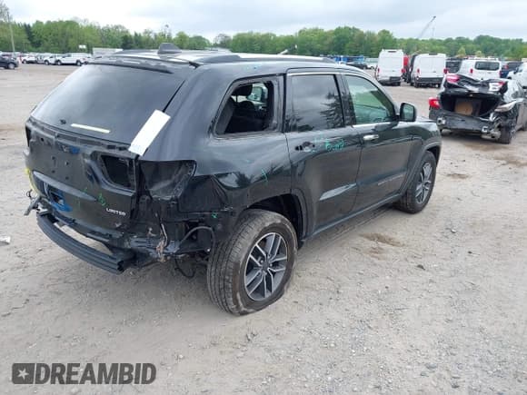 ✅ 2020 Jeep Grand Cherokee Limited • VIN: 1C4RJFBG0LC332847 • Lot: 42138206. Listed on IAAI with 68,833 mi. Free auction sales archive from the USA and detailed vehicle history report at DreamBid. Image 4.