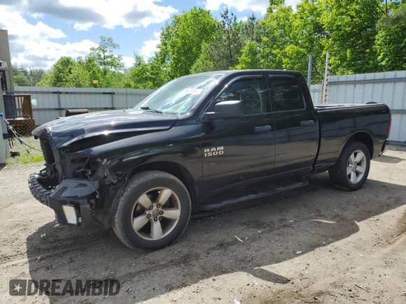 2015 Ram 1500 Express with VIN 1C6RR7FG6FS532559, listed as a Copart auction lot 56679154 with 110,803 mi miles and Salvage title. Bid and sale history available at DreamBid. Image 1.