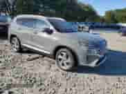 2022 Hyundai Santa Fe XRT with VIN 5NMS6DAJ6NH402330, listed as a Copart auction lot 69070285 with 34,094 mi miles and Salvage title. Bid and sale history available at DreamBid. Image 4.