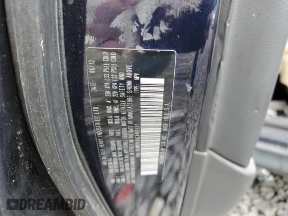 ✅ 2012 Subaru Tribeca Touring • VIN: 4S4WX9KD6C4402527 • Лот: 70192544. Опубликован ранее на Copart с пробегом Не указан. Бесплатный доступ к архиву аукционных продаж из США и подробный отчёт об истории автомобиля на DreamBid. Изображение 13.