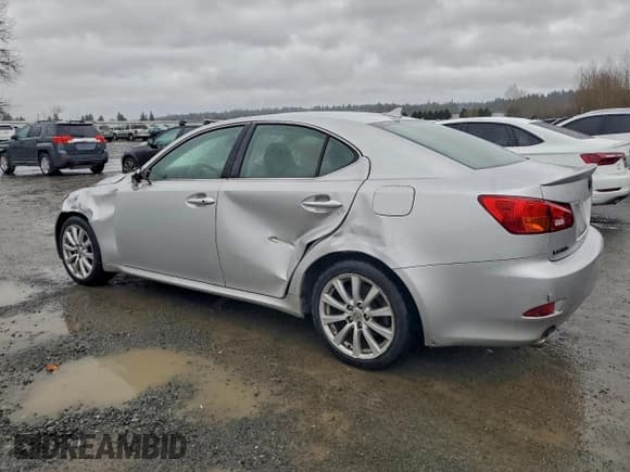 ✅ 2008 Lexus IS 250 • VIN: JTHCK262082025930 • Lot: 96155535. Listed on Copart with 134,328 mi. Free auction sales archive from the USA and detailed vehicle history report at DreamBid. Image 2.