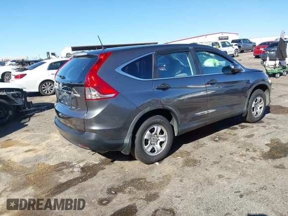 ✅ 2013 Honda CR-V LX • VIN: 3CZRM3H39DG710070 • Lot: 43602535. Listed on IAAI with 105,591 mi. Free auction sales archive from the USA and detailed vehicle history report at DreamBid. Image 4.