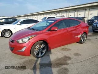 ✅ 2014 Hyundai Elantra Sport • VIN: KMHDH4AH5EU162241 • Lot: 68114055. Listed on Copart with 107,138 mi. Free auction sales archive from the USA and detailed vehicle history report at DreamBid. Image 1.