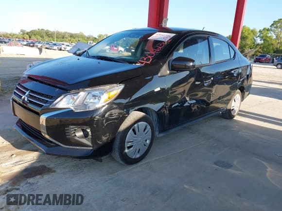 ✅ 2024 Mitsubishi Mirage ES • VIN: ML32FUFJ8RHF20353 • Lot: 43042301. Listed on IAAI with 17,399 mi. Free auction sales archive from the USA and detailed vehicle history report at DreamBid. Image 19.