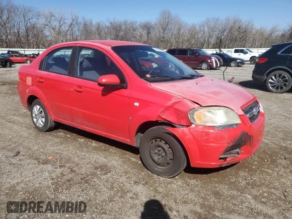 ✅ 2007 Chevrolet Aveo LS • VIN: KL1TD56657B086924 • Lot: 46470835. Wystawiony na Copart z przebiegiem 169 031 mil. Bezpłatny archiwum sprzedaży aukcyjnych z USA i szczegółowy raport historii pojazdu na DreamBid. Zdjęcie 4.