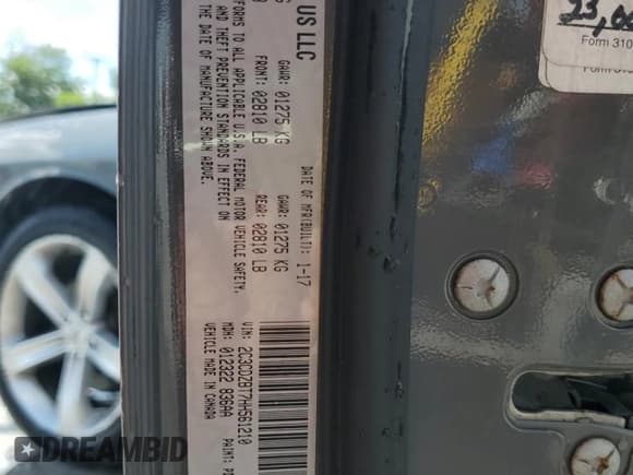 ✅ 2017 Dodge Challenger R/T Plus • VIN: 2C3CDZBT7HH561210 • Лот: 69439015. Опубликован ранее на Copart с пробегом 216 326 миль. Бесплатный доступ к архиву аукционных продаж из США и подробный отчёт об истории автомобиля на DreamBid. Изображение 13.