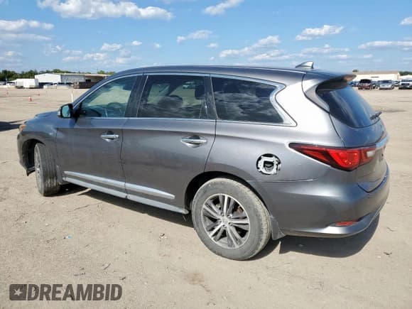 ✅ 2019 Infiniti QX60 Luxe • VIN: 5N1DL0MN3KC527543 • Lot: 84296825. Listed on Copart with 75,174 mi. Free auction sales archive from the USA and detailed vehicle history report at DreamBid. Image 2.