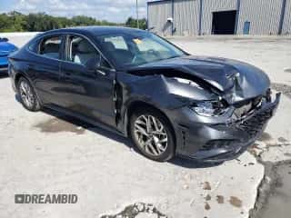 2021 Hyundai Sonata SEL z VIN 5NPEL4JAXMH117279, wystawiony jako Copart lot #81951865 z przebiegiem 90 729 mil mil oraz Nie do naprawy • Non repairable. Historia ofert i sprzedaży dostępna na DreamBid. Obrazek 4.