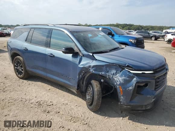 2025 Chevrolet Traverse AWD LT with VIN 1GNEVGRSXSJ131428, listed as a Copart auction lot 71471925 with 16,214 mi miles and Salvage title. Bid and sale history available at DreamBid. Image 4.