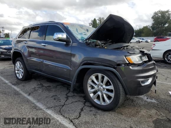 ✅ 2017 Jeep Grand Cherokee Limited • VIN: 1C4RJEBGXHC838252 • Lot: 82490475. Wystawiony na Copart z przebiegiem Nie podano. Bezpłatny archiwum sprzedaży aukcyjnych z USA i szczegółowy raport historii pojazdu na DreamBid. Zdjęcie 4.