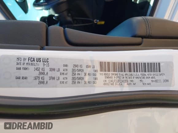 ✅ 2015 Jeep Grand Cherokee Overland • VIN: 1C4RJFCG3FC141958 • Лот: 42393806. Опубликован ранее на IAAI с пробегом 80 289 миль. Бесплатный доступ к архиву аукционных продаж из США и подробный отчёт об истории автомобиля на DreamBid. Изображение 9.