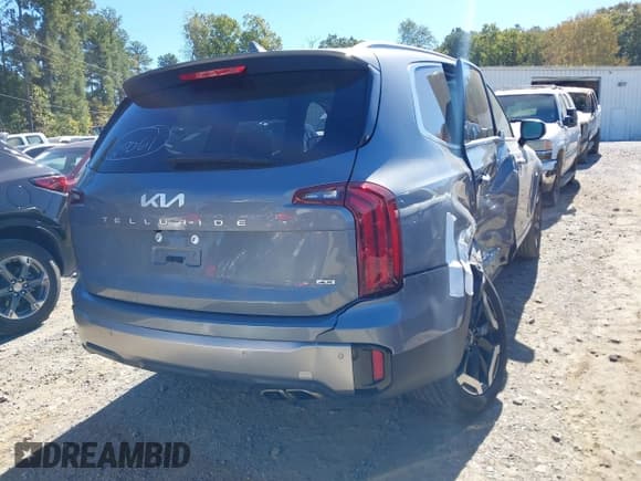 ✅ 2025 Kia Telluride S • VIN: 5XYP6DGC7SG589792 • Lot: 43486497. Listed on IAAI with 22,914 mi. Free auction sales archive from the USA and detailed vehicle history report at DreamBid. Image 4.