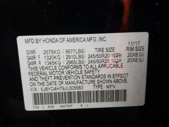 ✅ 2018 Acura MDX Technology • VIN: 5J8YD4H79JL005683 • Лот: 84438674. Опубликован ранее на Copart с пробегом 60 181 миль. Бесплатный доступ к архиву аукционных продаж из США и подробный отчёт об истории автомобиля на DreamBid. Изображение 13.