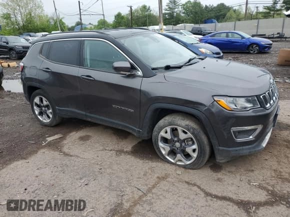✅ 2021 Jeep Compass Limited • VIN: 3C4NJDCB8MT604489 • Лот: 55817885. Опубликован ранее на Copart с пробегом 49 357 миль. Бесплатный доступ к архиву аукционных продаж из США и подробный отчёт об истории автомобиля на DreamBid. Изображение 4.