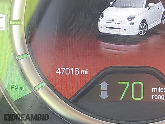 ✅ 2017 FIAT 500e • VIN: 3C3CFFGEXHT550003 • Lot: 42470987. Listed on IAAI with 47,016 mi. Free auction sales archive from the USA and detailed vehicle history report at DreamBid. Image 15.