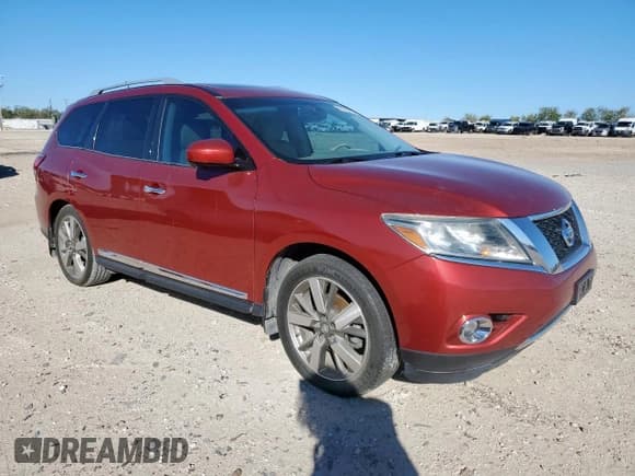 ✅ 2015 Nissan Pathfinder Platinum • VIN: 5N1AR2MM6FC671968 • Лот: 90643025. Опубликован ранее на Copart с пробегом 134 337 миль. Бесплатный доступ к архиву аукционных продаж из США и подробный отчёт об истории автомобиля на DreamBid. Изображение 4.