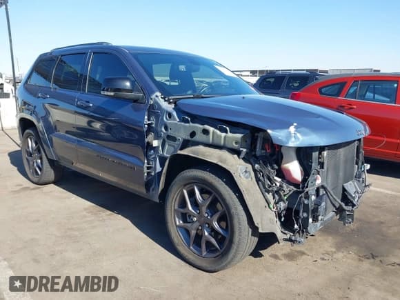 ✅ 2020 Jeep Grand Cherokee Limited X • VIN: 1C4RJFBT3LC361286 • Лот: 41350264. Опубликован ранее на IAAI с пробегом 44 923 миль. Бесплатный доступ к архиву аукционных продаж из США и подробный отчёт об истории автомобиля на DreamBid. Изображение 1.