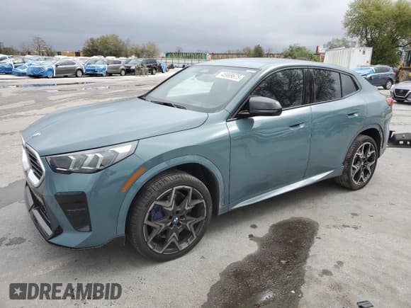 ✅ 2024 BMW X2 M35i • VIN: WBX83GM09R5Y61810 • Lot: 45999675. Listed on Copart with 7,732 mi. Free auction sales archive from the USA and detailed vehicle history report at DreamBid. Image 1.