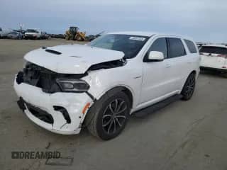 2022 Dodge Durango R/T with VIN 1C4SDHCT6NC130193, listed as a Copart auction lot 45691355 with 73,865 mi miles and Salvage title. Bid and sale history available at DreamBid. Image 1.