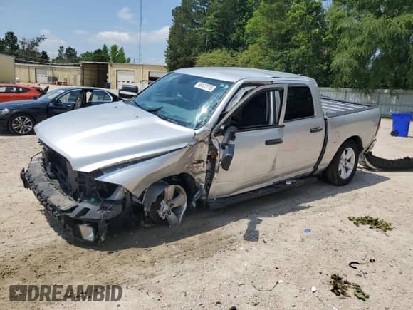 2014 Ram 1500 Tradesman with VIN 1C6RR7KT4ES151651, listed as a Copart auction lot 60472715 with Not provided miles and Salvage title. Bid and sale history available at DreamBid. Image 1.