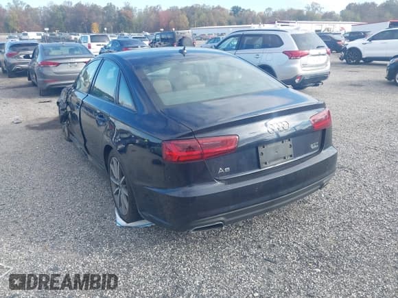 ✅ 2018 Audi A6 Premium • VIN: WAUF8AFC8JN103985 • Lot: 43502932. Listed on IAAI with 57,222 mi. Free auction sales archive from the USA and detailed vehicle history report at DreamBid. Image 3.