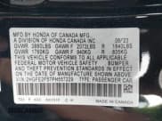 ✅ 2023 Honda Civic Sport • VIN: 2HGFE2F57PH557229 • Lot: 43693355. Listed on IAAI with 22,110 mi. Free auction sales archive from the USA and detailed vehicle history report at DreamBid. Image 9.