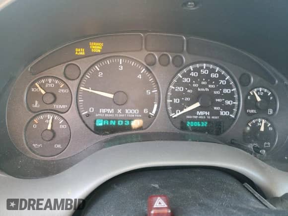 2002 Chevrolet Blazer LS z VIN 1GNDT13W32K118556, wystawiony jako Copart lot #80883814 z przebiegiem 200 632 mil mil oraz Szkoda całkowita • Salvage title. Historia ofert i sprzedaży dostępna na DreamBid. Obrazek 9.