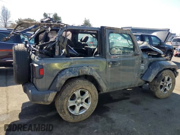 ✅ 2023 Jeep Wrangler Sport S • VIN: 1C4GJXANXPW609778 • Lot: 48559505. Listed on Copart with Not provided. Free auction sales archive from the USA and detailed vehicle history report at DreamBid. Image 3.