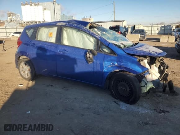 ✅ 2017 Nissan Note S Plus • VIN: 3N1CE2CP0HL377884 • Lot: 87550415. Listed on Copart with Not provided. Free auction sales archive from the USA and detailed vehicle history report at DreamBid. Image 4.