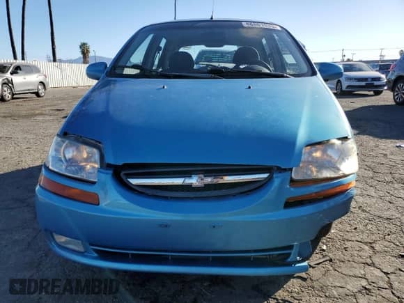 2006 Chevrolet Aveo LT with VIN KL1TG66676B645952, listed as a Copart auction lot 88801935 with 97,049 mi miles and Salvage title. Bid and sale history available at DreamBid. Image 5.