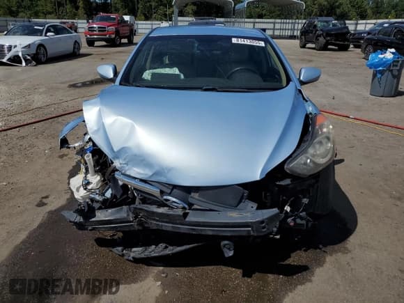 ✅ 2012 Hyundai Elantra GLS • VIN: KMHDH4AE7CU251232 • Lot: 81413055. Listed on Copart with 105,215 mi. Free auction sales archive from the USA and detailed vehicle history report at DreamBid. Image 5.