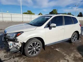 2017 Subaru Forester Touring z VIN JF2SJGWC3HH481294, wystawiony jako Copart lot #84467565 z przebiegiem 153 950 mil mil oraz Szkoda całkowita • Salvage title. Historia ofert i sprzedaży dostępna na DreamBid. Obrazek 1.