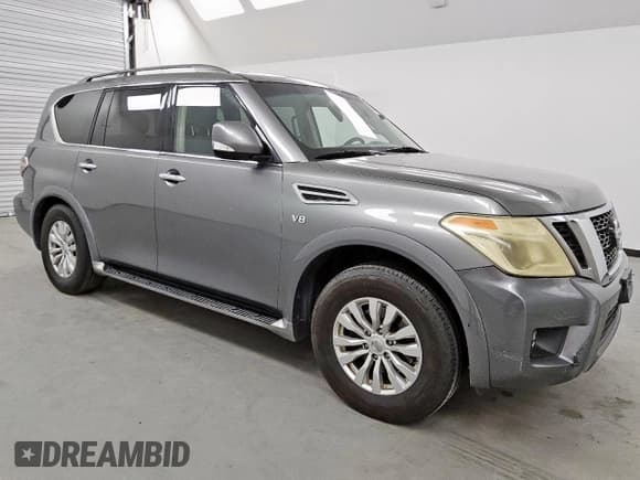 ✅ 2017 Nissan Armada SV • VIN: JN8AY2ND5H9004318 • Лот: 69299565. Опубликован ранее на Copart с пробегом 166 893 миль. Бесплатный доступ к архиву аукционных продаж из США и подробный отчёт об истории автомобиля на DreamBid. Изображение 4.