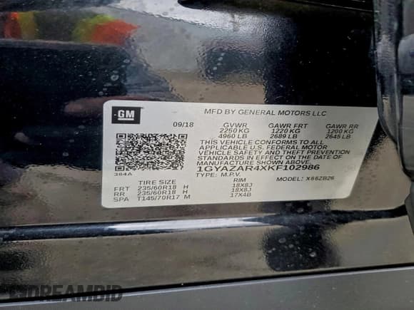 ✅ 2019 Cadillac XT4 FWD Luxury • VIN: 1GYAZAR4XKF102986 • Lot: 93898505. Wystawiony na Copart z przebiegiem 84 267 mil. Bezpłatny archiwum sprzedaży aukcyjnych z USA i szczegółowy raport historii pojazdu na DreamBid. Zdjęcie 13.